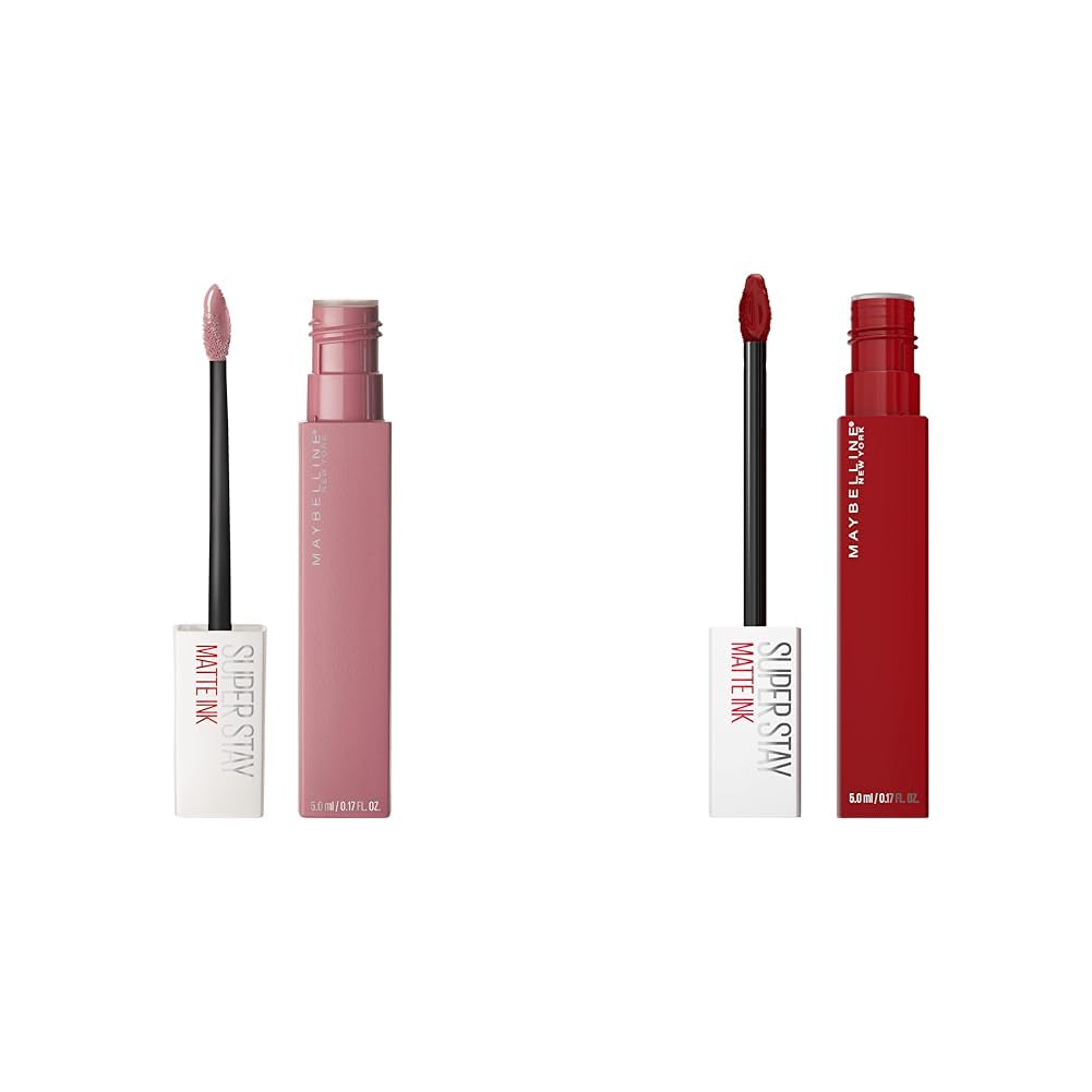 Amazon.com : MAYBELLINE Super Stay Matte Ink Liquid Lipstick Set