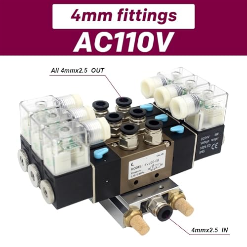 Électrovanne 4V220-08 pour l'automatisation des lignes de tri en atelier - 3
