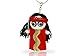 Alsino Poupée Vaudou Porte-clés personnelle Portez la dans Votre Sac ou en Pendentif :SA-V155 Indien