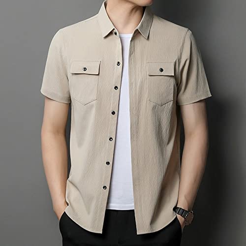 Chemises pour hommes à séchage rapide coupe slim confortable