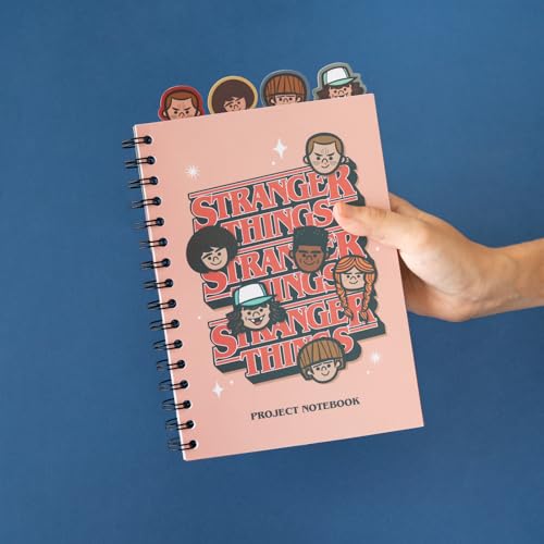 Carnet spirale Stranger Things A5 notebook 160 pages avec intercalaires - 10