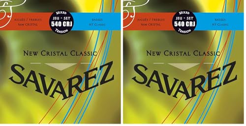 Savarez New Cristal Classic 540CRJ cordes à tension mixte pour un équilibre sonore idéal