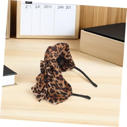 Bandeau large noué léopard COLLBATH avec texture douce et anti-glisse - 6