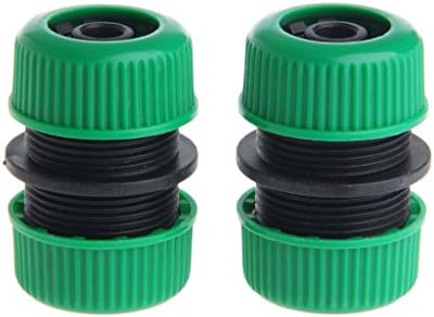 Itemap 2Pcs 1/2" Garden Hose Pipe Joiner Extend Repair Connector Adapter Tool