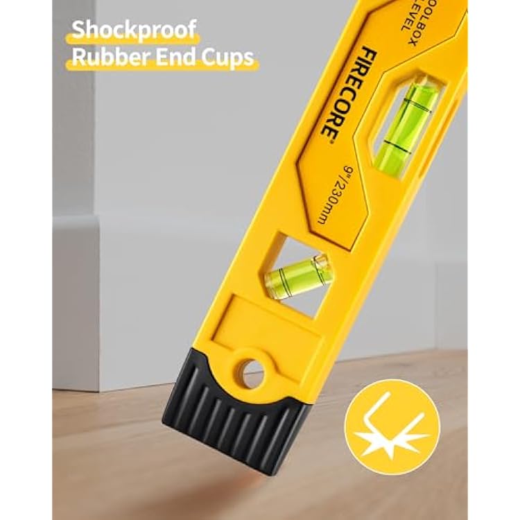 Firecore 360 Self Leveling Cross Line Laser & Magnetic Torpedo Level