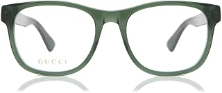 GG0004ON 011 Translucent Green Square Men's Eyeglasses