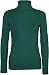 Produktbild WearAll - Neu Damen Rollkragen Elastisch Langarm Top Jumper - Teal - 36-38