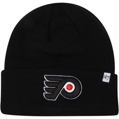 帽子 [0] NHL Black Beanie Philadelphia Flyers Amazon.com: 47 Brand Philadelphia Flyers Black Cuff Beanie