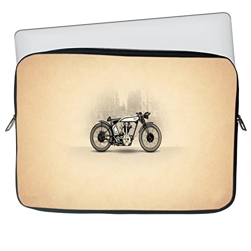 Image of Theskinmantra Just Want to Ride Chain top Laptop Sleeve for Screen Size 13 /13.3 inches Any Brand Laptop /MacBook 13 inch.