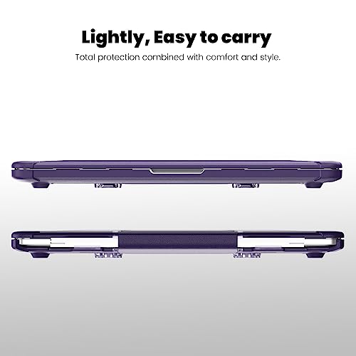 Funda MacBook Pro 13 pulgadas rígida transparente compatible con modelos A2159 A1989 A1706 5