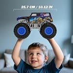 1:14 Waterproof RC Truck, Front & Rear Wheelie Monster Truck, Amphibious Remote Control Car with LED Light, 4WD Off-Road All-Terrain Toy for 6 7 8 9 10 11 12 Boys & Girls