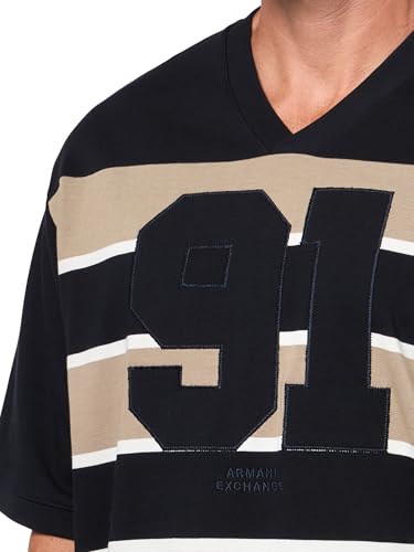 Armani Exchange Men's 91 Varsity Stripe Top3