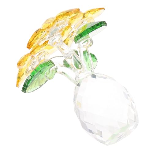 Vase en forme d'ananas en cristal, cadeau idéal pour décoration de crèche