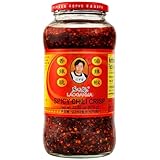 LaoGanMa Crispy Chilli in Oil – Salsa Picante China Crujiente – Aceite de Chili con Textura Intensa para Ramen, Arroces y Dumplings - Lao gan ma - Distribuido por Laborawi (670g)