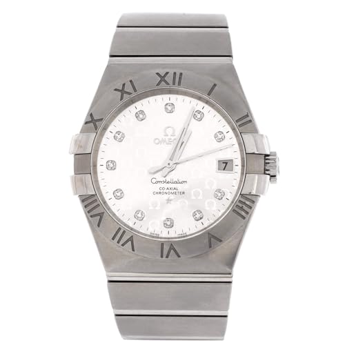 Pre-Loved Constellation Co-Axial Chronometer Automatic Watch Stainless Steel with Diamond Markers 35