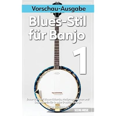 Blues-Stil f&uuml;r Banjo 1 - Vorschau-Ausgabe