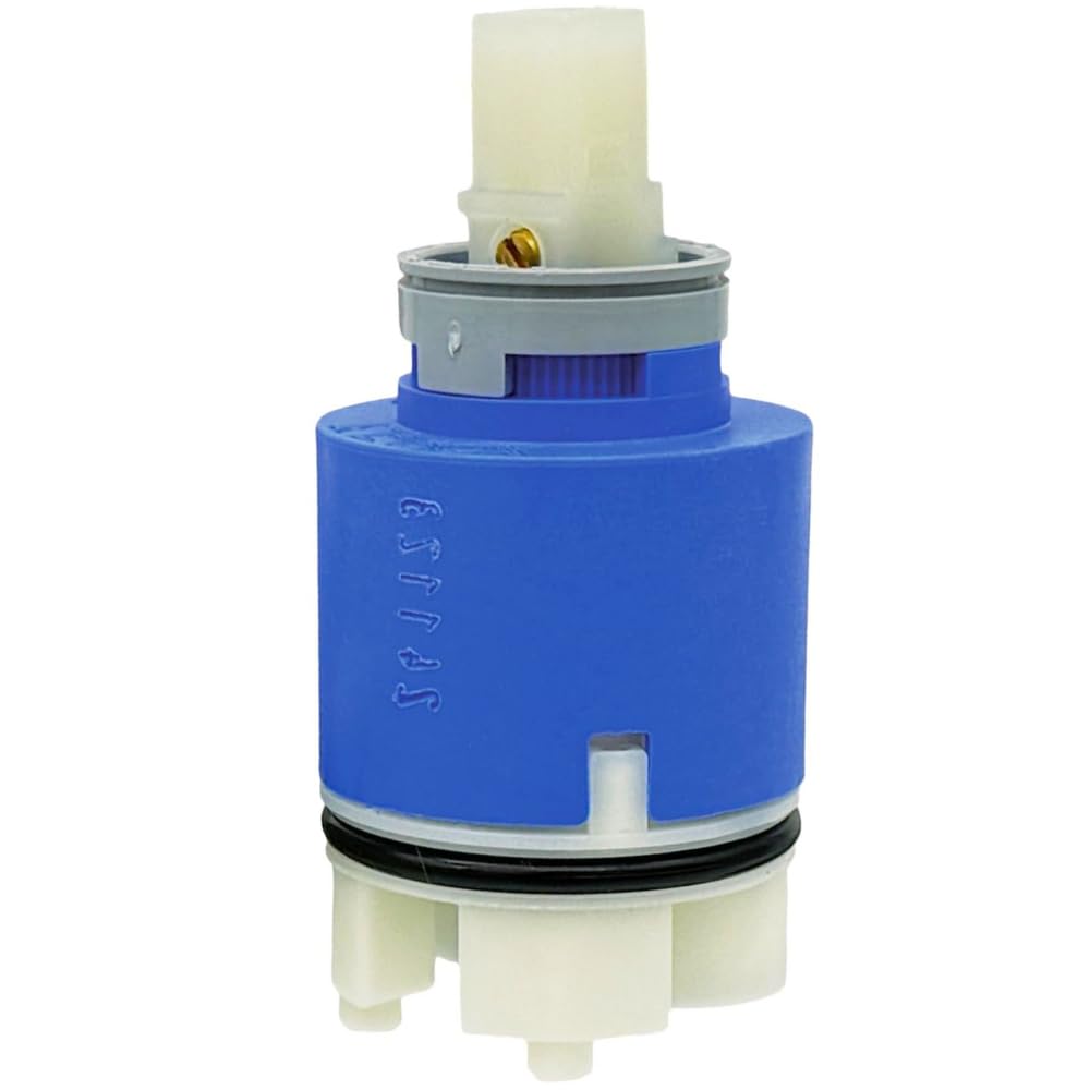 Schläfer 4800135 | Replacement Cartridge for Mixer Tap 35 mm with Adjustment, Kerox Cartridge Made of High-Quality Ceramic with 2 Feet for Single Lever Mixer Tap for Sink, Bidet, Shower, Bathtub, Sink