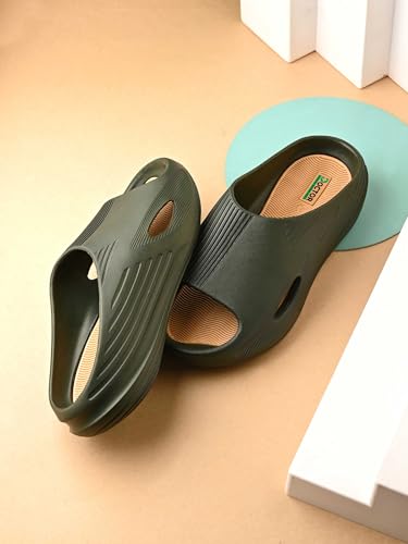 Image of DOCTOR HEALTH SUPER SOFT Orthopedic Slides for Men & Women - Anti-Skid Arch Support Slippers for Heel & Foot Pain Relief | Everyday Wear Chappal for Men