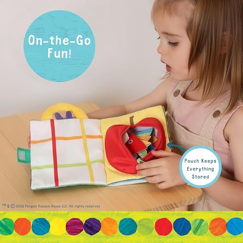Eric Carle The Very Hungry Caterpillar Busy Felt Toy – Interactive Storytime Activity with 5 Pages, 3 Finger Puppets, and 23 Felt Play Pieces – Early Learning Toy for Toddlers, Ages 2+ by KIDS PREFERRED - Used condition - Image 2