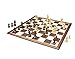 Family Classics Chess by Pressman - with Folding Board and Full Size Chess Pieces