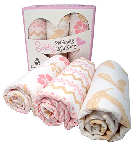 Muslin Swaddle Baby Blankets | 100% Cotton Blanket | Super Soft | Beautiful