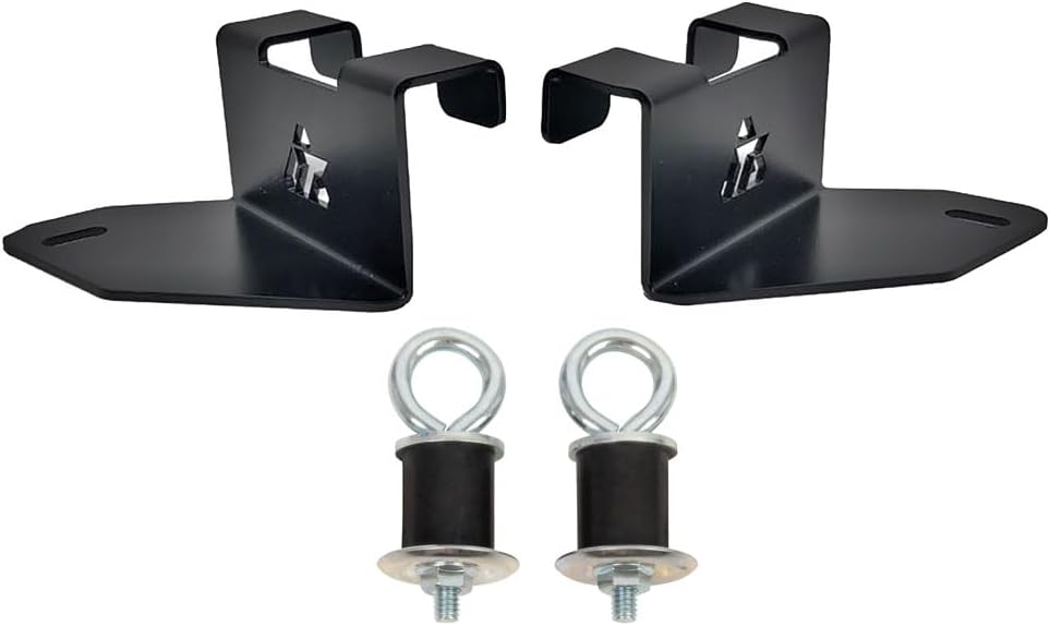 Tusk Cooler Mount Brackets 26 Quart Ozark Cooler Black Powder Coated for Polaris RZR Pro XP Ultimate 2020-2024