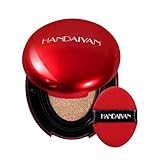 Cushion Foundation, Full Coverage & Weightless, Skin Fit Technology for Natural Radiance, Satin Glow Finish, Hydrating Long-Lasting Cushion, Anti-Caking (02# SHELL BEIGE, 0.21 Fl Oz (Pack of 1))