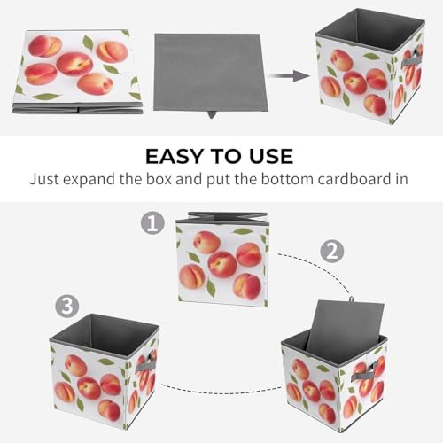 Panier de rangement pliable et robuste cube de rangement empilable gain de place - 5