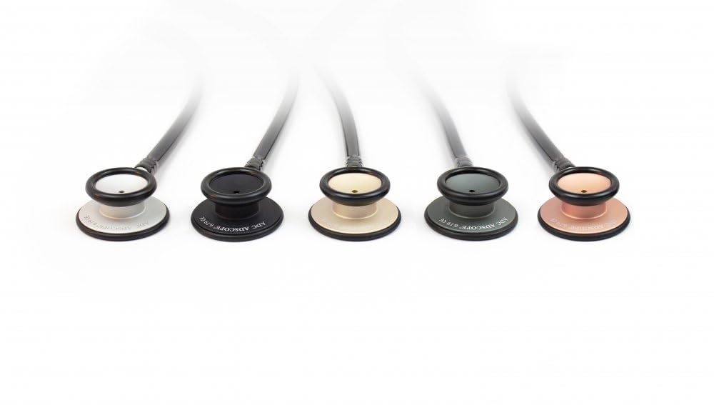 ADC Adscope Lite 619 Ultra Lightweight Clinician Stethoscope with Tunable AFD Technology, Sapphire Ice