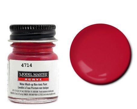 Insignia Red Testors Acrylic Plastic Model Paint