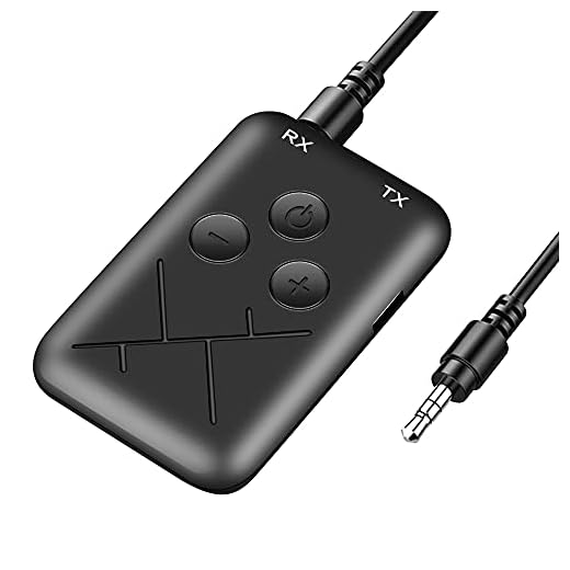 Transmitter Receiver 3.5mm Audio Wireless Bluetooth 4.2 Transmitter Receiver 2 in 1 Adapter Stereo Audio for TV Car Speaker Music