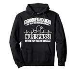 Eishockeyaholiker - Eishockeyfan Hockey Eishockey Pullover Hoodie
