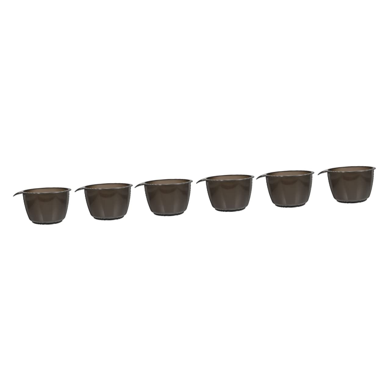 Healeved 6pièces Bols De Coloration Plastique Outils Multifonctionnels Pour Salon De Coiffure Et Utilisation Personnelle Pratiques Pour Mélanger Et Développeur
