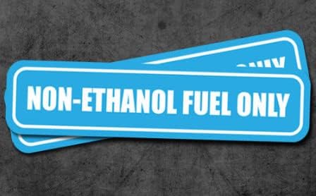 Kramer Non-Ethanol Fuel Only Sticker Decal Label Gas Diesel Vehicle Tank Vinyl 5.5 х 1.25 in. (10)