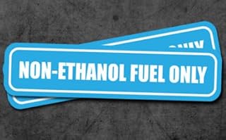 Kramer Non-Ethanol Fuel Only Sticker Decal Label Gas Diesel Vehicle Tank Vinyl 5.5 х 1.25 in. (1)
