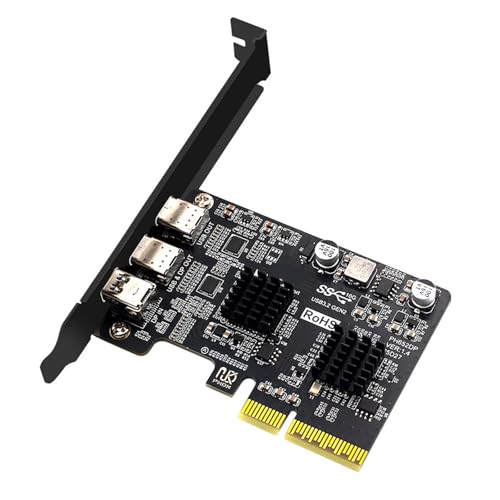 Carte PCIe double port de type C pour résoudre le manque de ports et de flux vidéo 4K