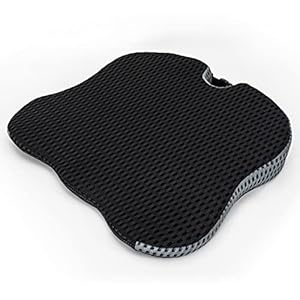 Yinuoday Car Seat Cushion Comfort Memory Foam Seat Pad Breathable Front Seat Wedge Mat Office Chair Cushion for Car and Truck Seats Office Chair Wheelchair