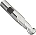 Union Butterfield 905 High Speed Steel (HSS) Ball Nose End Mill, Inch, Weldon Shank, Uncoated (Bright) Finish, 30 Degree Helix, 2 Flutes, 2.375" Overall Length, 3/16" Cutting Diameter, 3/8" Shank Diameter