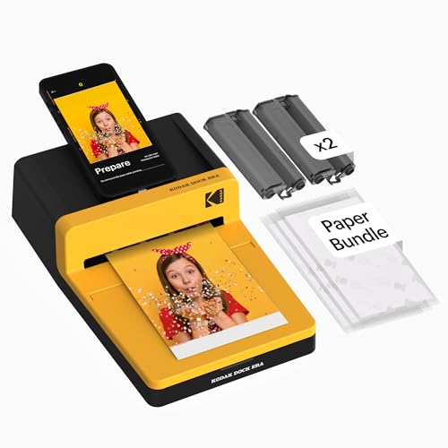 KODAK Dock ERA Plus 4PASS Photo Printer Bundle