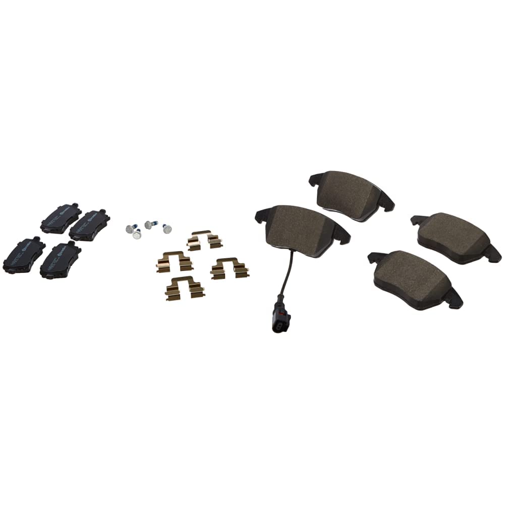 Brembo P 85 075 Pastillas De Frenos, Negro + P 85 073 Pastillas De Frenos