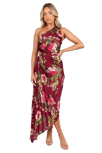 kleo one shoulder pleated maxi dress Kleo One-Shoulder Pleated Maxi Dress (Women)