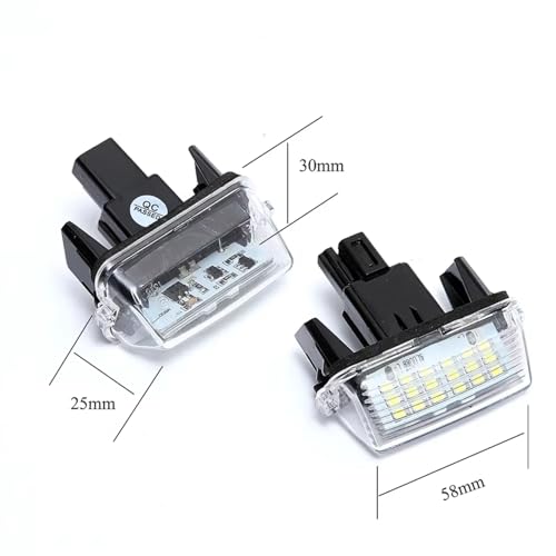 Luz de matrícula 81270-0D120 para Toyota Camry 2012-2017 y Highlander 6