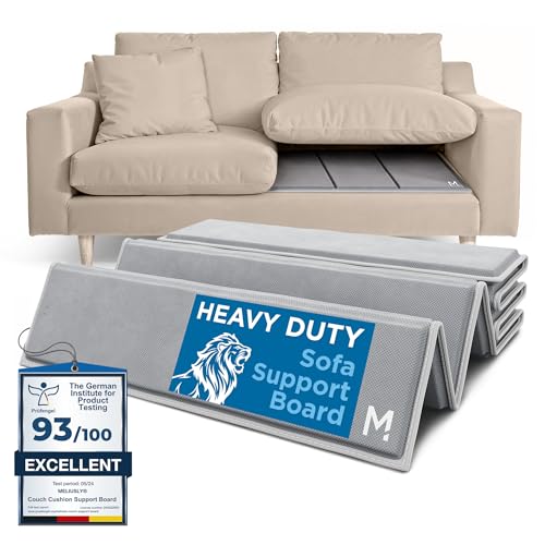 Meliusly Heavy Duty Couch Cushion Support for Sagging Cushions (24x48) Engineered Wood Sofa Cushion Support Board for Sagging Seat, Deep Couch Supporter for Under the Cushions, Loveseat Saver