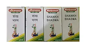 Baidyanath Jhansi Shankh Bhasma, 10 Gm, Pack of 4