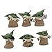 CYSJ 6 PCS Adornos de Star Wars Decoración de Pasteles,Star Wars Figura De Acción Bobble La Muñeca del Coche Interior Accesorios Adornos para Regalo de niños