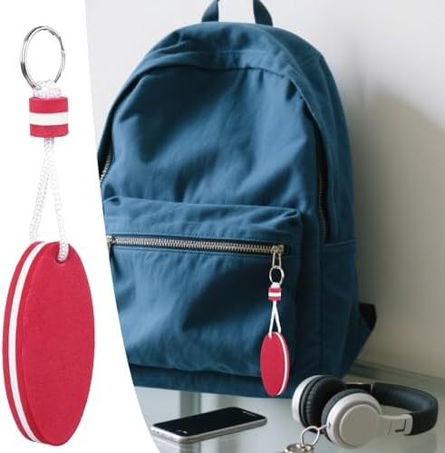 Hobngmuc Portachiavi galleggiante a forma di barca – Portachiavi ovale galleggiante – Accessori per sport acquatici borsa da scuola portachiavi ciondolo per piscina all'aperto spiaggia campeggio pesca