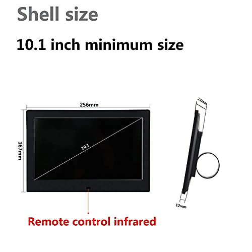 Álbum de fotos electrónico inteligente LED de 10'' para regalar recuerdos familiares entrañables 3