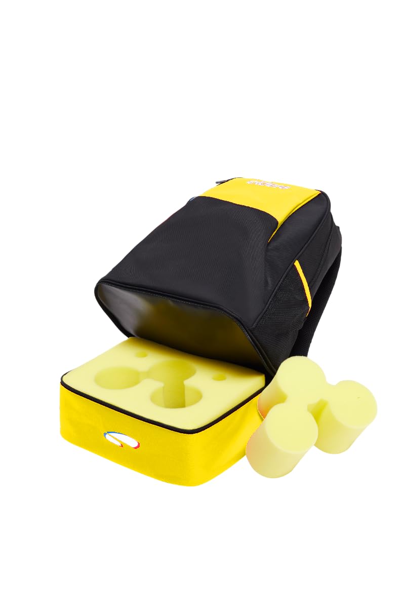 Eldera Mochila de 3 bolas 44 x 30 x 22 cm amarillo