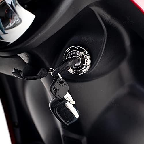 VELECO ZT63 seniorenmobiel driewieler retro elektrische scooter seniorenvoertuig 12 km/u zwart - Afbeelding 7