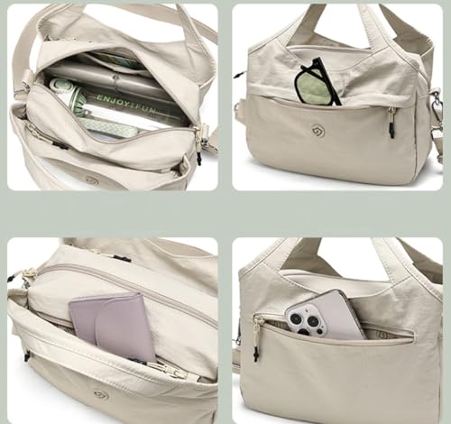 Bolso Hobo de Nylon Para Mujer Estilo Slouchy miniatura 6